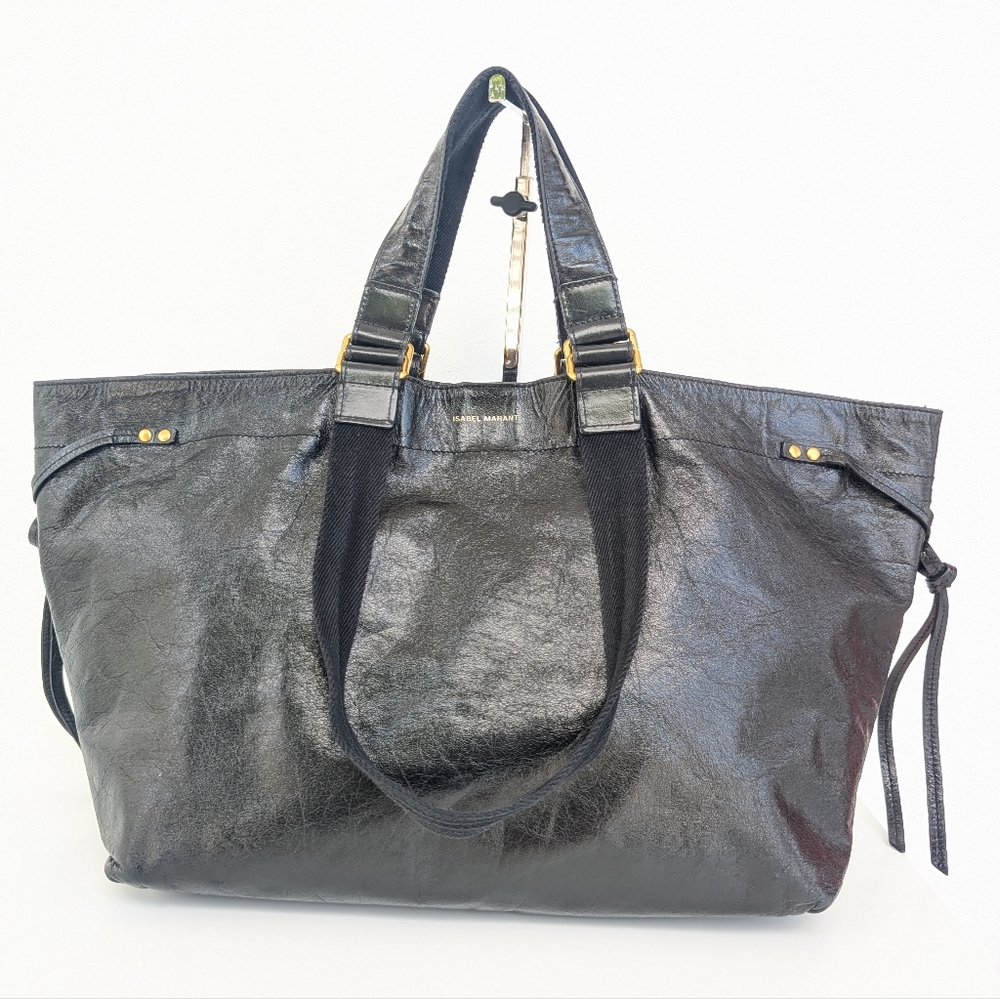Isabel Marant Wardy crinkled-finish tote bag - Picture 3 of 15